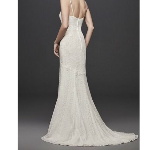 Davids bridal Galina sleeveles boho Wedding dress - Picture 4 of 7